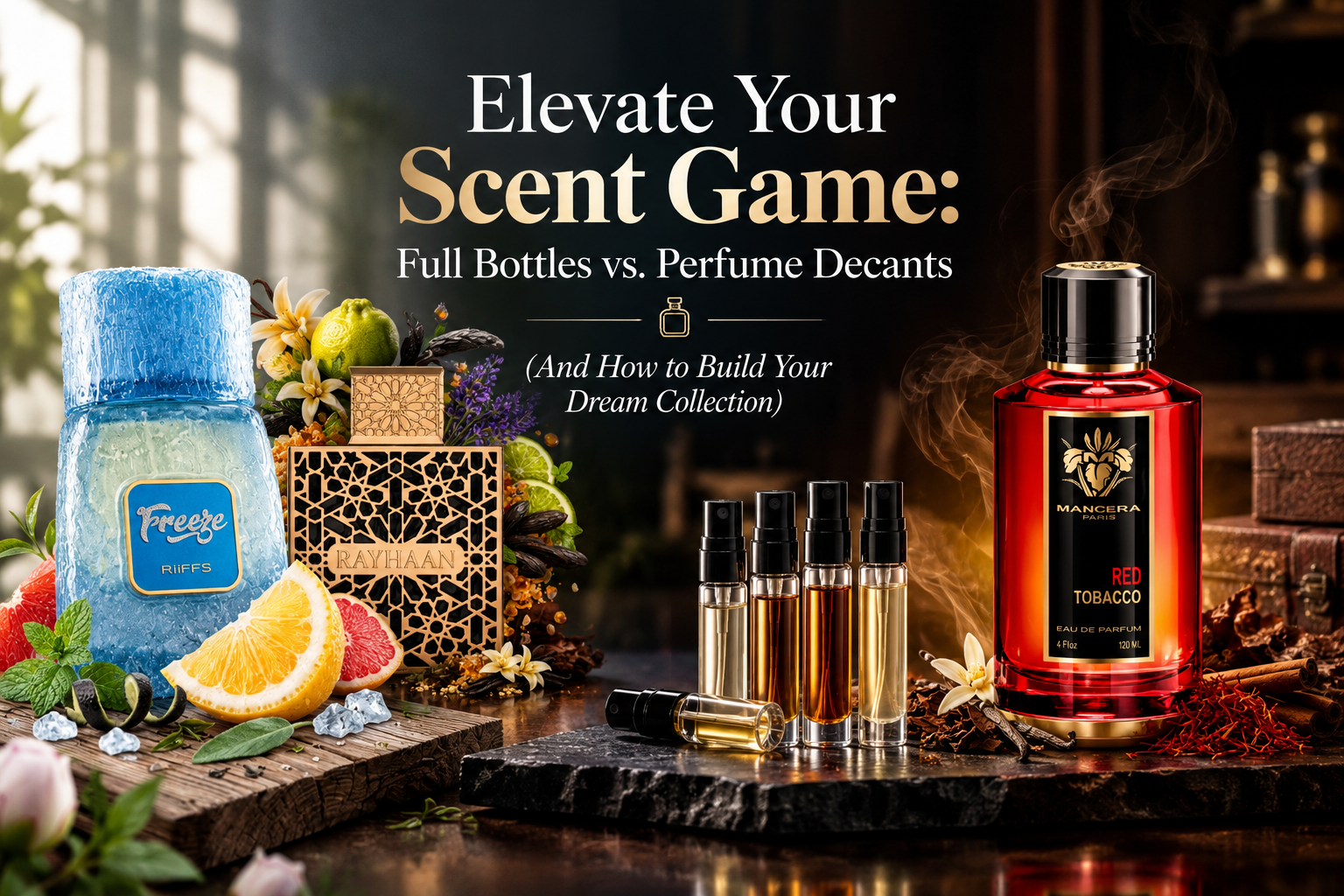Elevate Your Scent Game: Full Bottles vs. Perfume Decants (And How to Build Your Dream Collection)