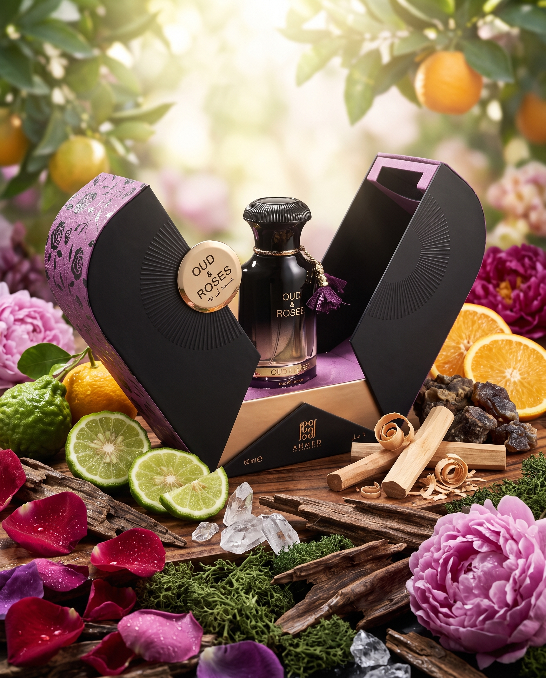 Ahmed Al Maghribi Oud & Roses